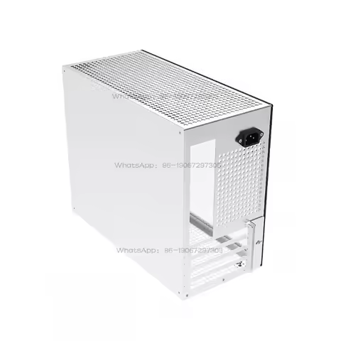 C2P MATX ITX All Aluminum Glass Side Transparent ATX Power Supply K88 Mini Computer Case