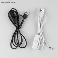 ont 5V Power Supply Wire 1M/1.5M USB Male To 2 Connection Cable 501 Button ON OFF 2A For LED Strip L