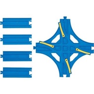Takara Tomy Plarail Rail Train Accessories 火車配件 路軌組件 R-14 交叉點 軌道 玩具 #VX112907