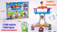 Paw Patrol Lookout Tower Playset with Exclusive Vehicle Rotating Periscope Lights and Music Toys Gift Dog Toy Mainan Budak Kereta 汪汪特工队 玩具 瞭望台 汪汪队