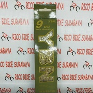 CHAIN YBN GOLD 9 SPEED CHAIN/ SLA-H9-TIG