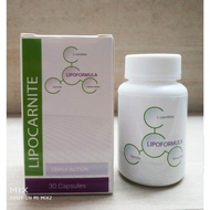 (PH) Lipocarnite Obat Herbal Pelangsing Badan Lipoformula Asli Original 30 Kapsul