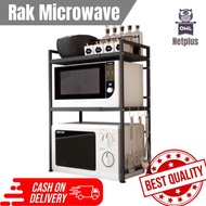 Adjustable Microwave Rack Kitchen Utensil Rack 2-tier Oven Rack