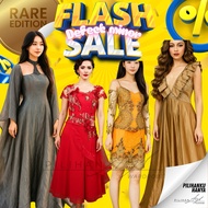 MERAH WAREHOUSE SALE - Unique FLASH SALE - Elegant Premium Satin Party Dress - Fashion show Annual B