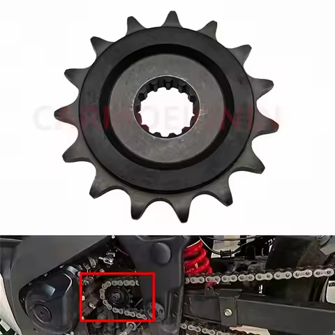 Silent Durable Engine Front Sprocket 15T For Zontes 310x T310 T350 ZT250-S ZT310-X-R-T-V-VX ZT350-R-
