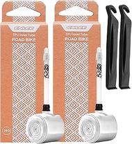 2 Pack TPU Inner Tube Road Bike: Ultralight Bicycle Inner Tube 28 Inch - Road Bike Inner Tube 700C x