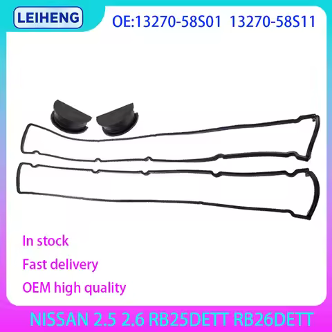 Engine Parts Valve cover gasket Set For NISSAN SKYLINE STAGEA RB25DET RB26DETT 2.5L 2.6L V6 24V 2.5 
