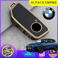 BMW iX Key Cover M60 i7 i5 i4 M50 iX3 iX1 XM X3 iX2 Casing Case Keyless Sarung Kunci BMW 汽车钥匙壳