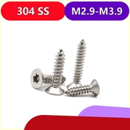 SUS304 Torx Pan Head Self-Tapping Screws M2.9-M4.8 Anti-Rust Fastener 【2.LMF】