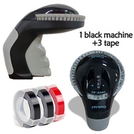 (WITH 3 Tape)Dymo C12965 Label Maker Machine for 9mm 3D Embossed Tapes for Dymo Organizer Xpress Lab