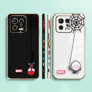 Cartoon Marvel's Spider-Man Gwen Side Printed E-TPU Phone Case For XIAOMI POCO F4 F3 M5 M4 X5 X4 X3 C40 F5 F1 REDMI K50 K40 NOTE 12 11 10 S GT PRO PLUS NFC Gaming Turbo 5G