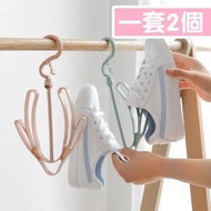 日本暢銷 - 2個 簡易鞋架壁掛式免打孔掛鞋架家用鞋托架鞋子收納架 掛架