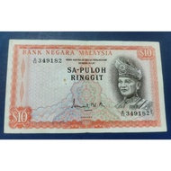 Offer Banknote Mslaysia Rm10 Siri 1 SA-PULOH B/52 349182 Condition Cantik Seperti Di Gambar