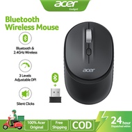 Acer Bluetooth Wireless Silent Mouse Dual-Mode 2.4G+Bluetooth 5.2 Triple Channel Computer Mouse Ambi