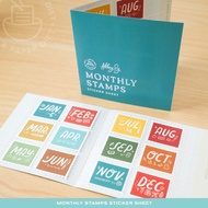 Paper Diet x Abbey Sy - Monthly Stamps Sticker Booklet