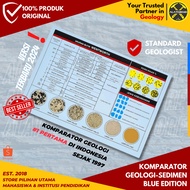 GEOLOGY COMPARATOR Sediment Rocks Wentworth Scale ORIGINAL biru