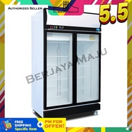 Snow 923L 2 Door Upright Chiller LY1000BBC-HB (Black) (Heater Glass Door)