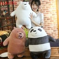 IVANES We Bare Bears Children Toy Animation Plush Pillow Home Decoration Three Bear Cartoon Doll Plush Doll