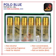 Perfume Attar Oil - Polo-Blue (6ml x 6 Bottles)