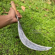 Arit Cluritan Khas Madura Potong Padi Dan Rumput - Sabit Baja Asli Sepuh oli Super Tajam - Arit Pemo