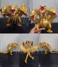 mainan anak action figure monster godzilla gidorah jumbo emas godzilla gidorah gold