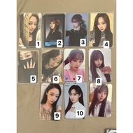 Aespa Giselle photocard set