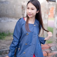 unni英式復古防水風衣 雨衣 raincoat 雨風衣 防風 防潑水 風衣