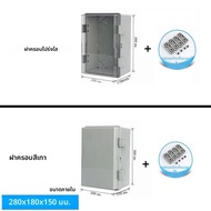 IP66 ตู้พลาสติกไฟฟ้า ABS กล่องแยกไฟกล่องกระจายกันน้ํากลางแจ้งสําหรับโครงการเครื่องมือไฟฟ้า