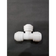 RO Tee Connector 1/4" Tube 1/4" Tube 1/4" Tube