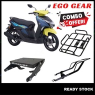 (Yamaha Ego Gear Pro Hybrid/Ego Gear) Bag Rack+Rapido Adjustable Rack Lipat/Monorack V Rack Motor