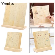 [Vsenkes] Wooden Pegboard Display Stand, Retail Shelf, Key Chain Pegboard, Jewelry Display Stand Org