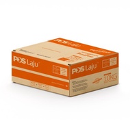 ✅READY STOCK✅Pos Laju Prepaid Box - Orange/Red (L)