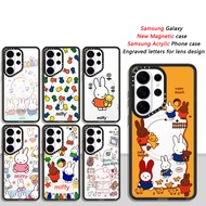 Miffy Color Ball Floral Casetify Samsung Acrylic Magnetic Phone Case Suitable for Samsung Galaxy S26