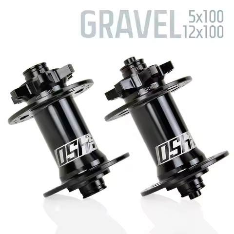 Koozer 450 Front Road Gravel CX 5x100mm QR 9x100mm TA 12x100 THRU 28H 32H Holes 6 Bolts Road Disc Br