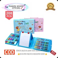 [SR] artset 86pcs crayon art set 150 / 208 CRAYON SPIDOL PENSIL WARNA ART SET ALAT LUKIS ANAK isi 20