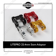 Litepro 25.4mm Stem Adaptor for Bicycle/Fiido/DYU/Tempo E-scooter #0114JD5