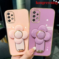 Casing SAMSUNG a13 5g a13 4g samsung a32 4g samsung a32 5g samsung a23 5g phone case Softcase Electroplated silicone shockproof Cover new design with holder fan for girls DDFS01