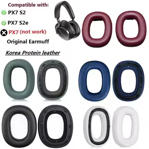 Original Ear Pads For B&W Bowers & Wilkins PX7 S2/PX7 S2e Headphones Replacement Ear cushion Earmuff