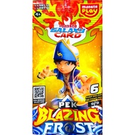 KAD SR AR SOPAN MECHAGENTAR BLAZING FROST KAD BOBOIBOY SOPAN MONSTA GALAXY CARD