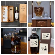 高價收購各種名酒 麥卡倫25年，麥卡倫30年，日本威士忌，響，山崎，輕井澤，竹鹤，宫城峡 、余市 ，白州 #威士忌 #白蘭地  #茅台 #紅酒 #新洋舊酒