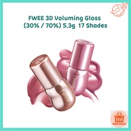FWEE 3D Voluming lip Gloss  30% / 70% 5.3g  17 Colors