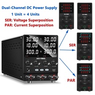 NICE-POWER 4 In 1 Dual-Channel DC Power Supply 3 Way Independent Series Parallel Output Voltage Regu