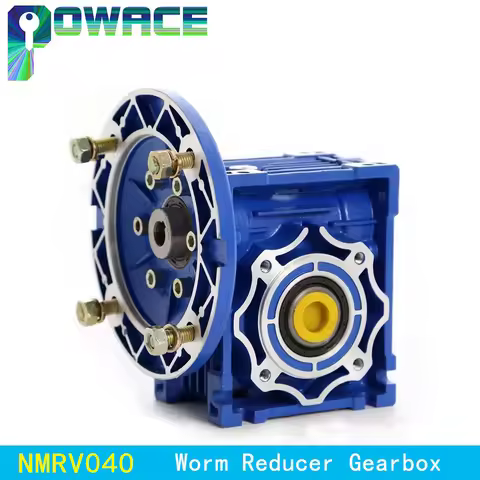 Round Flange NMRV040 Worm Reducer Gear Gearbox 71B5 71B14 63B5 63B14 56B5 and 9mm 11mm 14mm input ou