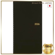 Maruman Planner 2026 Weekly Vertical Medium 2/3 Black 582-26 January Start