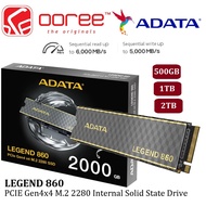 ADATA INT SSD LEGEND 710 PCIE GEN 3 x4 / LEGEND 860 PCIE GEN 4 x4 M.2 2280 INTERNAL SOLID STATE DRIV