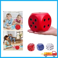 6cm Soft Big Sponge Dice Elastic Dice Toys Game Playing Dice Anti Stress Children Educational Toy