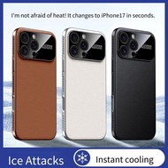 Immediate Change to 17 iPhone 16 Pro max Phone Case Leather i15 Pro Cooling i14 Pro max All-Inclusiv