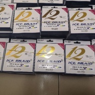 Bullzen Iguana Ice Braided X12 Multi Colour 150m-300meter Fishing Line