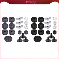 Lohobby 18pcs/set Durable Drum Set Cymbal Felt Washer Cymbal Replacement Parts Drum Cymbal Accessory