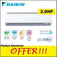 Daikin FTV-P WiFi SERIES 1.0HP / 1.5HP / 2.0HP / 2.5HP R32 Air Conditioner 1HP Aircond